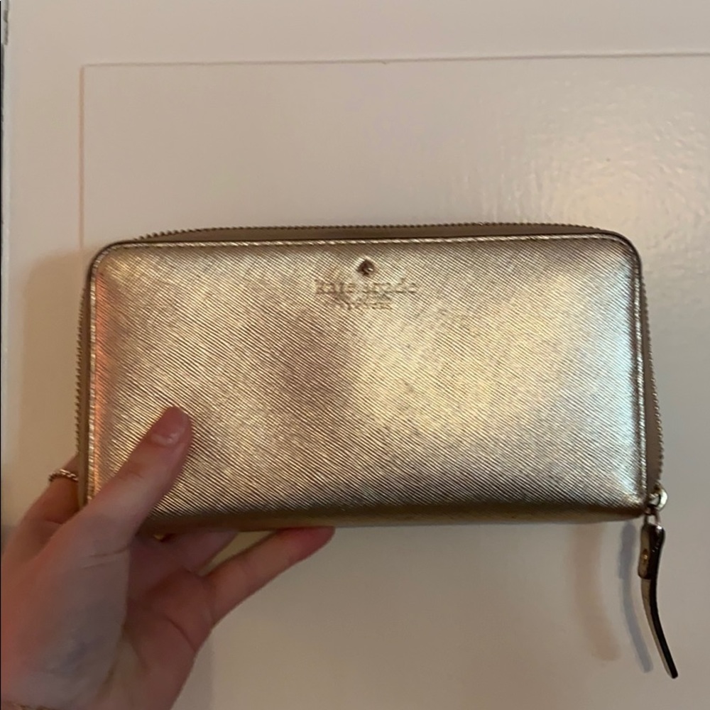 Kate Spade Gold Wallet